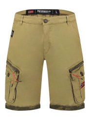 Geographical Norway Bermudy "Parento" w kolorze khaki rozmiar: S. Brązowe szorty męskie Geographical Norway, bez wzorów. Za 96.60 zł.