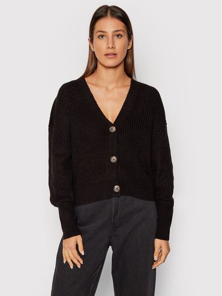 Vero Moda Kardigan Lea 10249632 Czarny Relaxed Fit. Czarne kardigany damskie Vero Moda, xs, bez wzorów, z syntetyku. Za 99.00 zł.