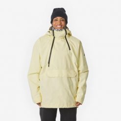 Kurtka narciarska i snowboardowa damska Quechua Anorak 500 oversize. Czerwone kurtki narciarskie i snowboardowe damskie QUECHUA, l, bez wzorów, z materiału, z kapturem, narciarskie. Za 399.99 zł.