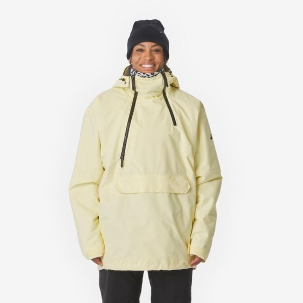 Kurtka narciarska i snowboardowa damska Quechua Anorak 500 oversize. Czerwone kurtki narciarskie i snowboardowe damskie QUECHUA, l, bez wzorów, z materiału, z kapturem, narciarskie. Za 399.99 zł.