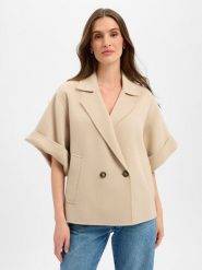 Weekend Max Mara kurtka wełniana - Neo Kobiety wełna ze strzyży beżowy, 36. Brązowe kurtki damskie Weekend Max Mara, bez wzorów, z tkaniny, bez kaptura. Za 2,299.95 zł.