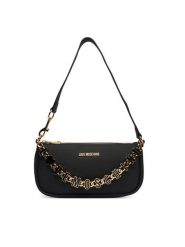 LOVE MOSCHINO Torebka JC4154PP1OL1700A Czarny. Czarne torebki klasyczne damskie Love Moschino, bez wzorów, ze skóry, bez dodatków. Za 1,099.00 zł.