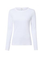 S.Oliver koszulka z długim rękawem Kobiety Dżersej biały, 46. Białe t-shirty damskie S.Oliver, s, bez wzorów, z dżerseju, bez kołnierzyka. Za 109.95 zł.