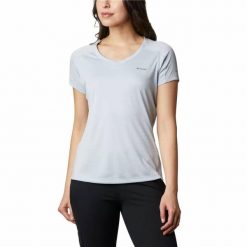 Koszulka z krótkim rękawem Damska Running Columbia Zero Rules™ Szary. Szare t-shirty damskie Columbia, s, bez wzorów, bez kołnierzyka. Za 120.99 zł.