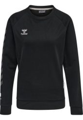 Damska bluza bawełniana Hummel Move Grid. Czarne bluzy z nadrukiem damskie HUMMEL, s, z bawełny. Za 238.00 zł.