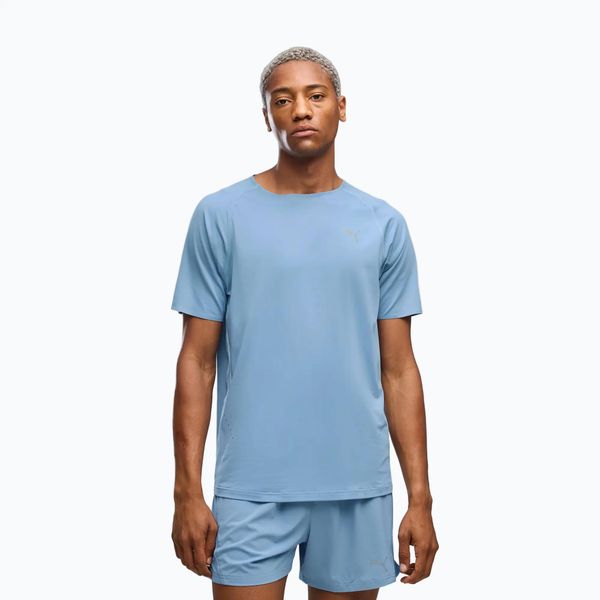 Koszulka do biegania męska PUMA Run Cloudspun Tee. Niebieskie t-shirty sportowe męskie Puma, m, z elastanu, bez ramiączek, do biegania. Za 209.99 zł.