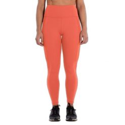 Damskie legginsy Rox R-Silky Mesh. Brązowe legginsy sportowe damskie Roxy, bez wzorów, z meshu, z podwyższonym stanem. Za 235.99 zł.
