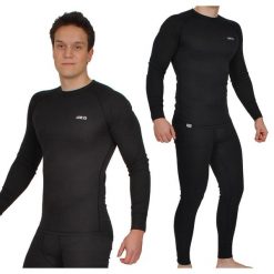 Bielizna termoaktywna męska Ice-Q Smart Man Black XXL. Czarna bielizna termoaktywna męska ICE-Q, m, bez wzorów. W wyprzedaży za 129.99 zł.