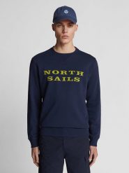 North Sails Bluza w kolorze granatowym rozmiar: 3XL. Niebieskie bluzy bez kaptura męskie North Sails, xl, z bawełny. Za 118.56 zł.