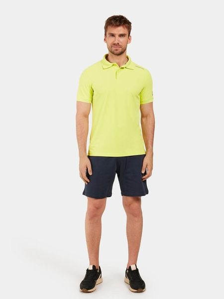Didriksons Koszulka polo w kolorze żółtym rozmiar: L. Żółte koszulki polo męskie Didriksons, l, bez wzorów, bez ramiączek. Za 129.95 zł.