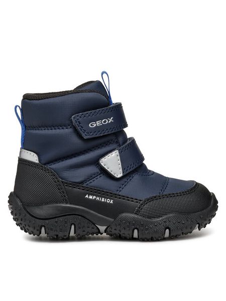 Geox Śniegowce B Baltic Boy B Abx B4620B 0FU50 C4226 M Granatowy. Niebieskie buty zimowe chłopięce Geox, ze skóry. Za 219.99 zł.