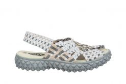 Sandały Rock Dakota Rose Platinum 032055, Szary, Materiał - 41. Szare sandały damskie Rock Spring, bez wzorów, z materiału, bez obcasa. W wyprzedaży za 164.99 zł.