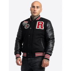 Kurtka puchowa Benlee Francis. Czarne kurtki męskie Benlee, uniwersalny, bez wzorów, z puchu, eleganckie, bez kaptura. Za 533.50 zł.