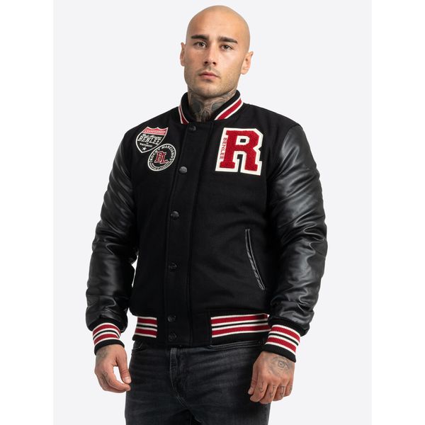 Kurtka puchowa Benlee Francis. Czarne kurtki męskie Benlee, uniwersalny, bez wzorów, z puchu, eleganckie, bez kaptura. Za 533.50 zł.