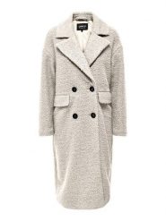 ONLY Płaszcz przejściowy 15293695 Écru Regular Fit. Płaszcze damskie Only, l, bez wzorów, z syntetyku. Za 449.99 zł.