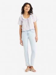 Levi's Dżinsy "712" - Slim fit - w kolorze błękitnym rozmiar: W30/L32. Białe jeansy damskie Levi's. Za 237.17 zł.