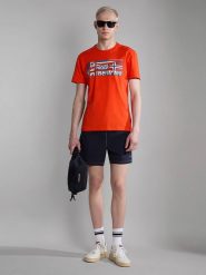 Napapijri Szorty kąpielowe "Valis" w kolorze granatowym rozmiar: 3XL. Niebieskie szorty sportowe męskie Napapijri, xl, outdoorowe. Za 109.78 zł.