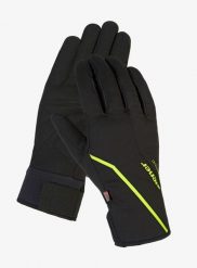Rękawiczki softshell Ziener Ultimo PR. Zielone rękawiczki męskie Ziener, bez wzorów, z materiału. Za 113.29 zł.
