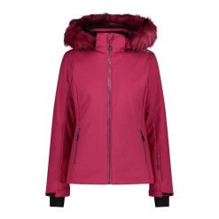Damska kurtka narciarska softshell CMP. Czerwone kurtki narciarskie i snowboardowe damskie CMP, bez wzorów, z softshellu, bez kaptura, narciarskie. Za 812.00 zł.