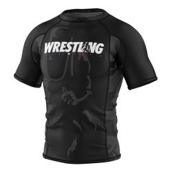 Koszulka Męska na siłownię rashguard MMA EXTREME HOBBY BOLD WRESTLING. Czarne bielizna termoaktywna męska EXTREME HOBBY, m, bez wzorów, z bawełny. Za 199.00 zł.