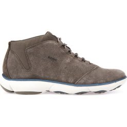Geox Męskie kostki wysokie trampki Nebula Taupe U74D7A-000BS-C6029 (rozmiar 45). Szare trampki i tenisówki męskie Geox, bez wzorów, bez zapięcia. W wyprzedaży za 330.00 zł.