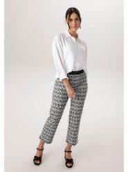 Aniston Spodnie w kolorze czarno-białym rozmiar: 40. Białe spodnie materiałowe damskie Aniston, bez wzorów, z materiału, z podwyższonym stanem. Za 173.99 zł.