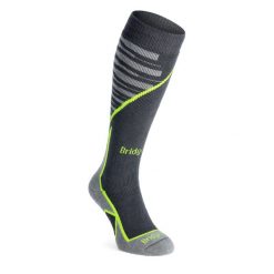Skarpety narciarskie Bridgedale Ski MW Plus. Szare skarpetki męskie Bridgedale, bez wzorów. Za 95.99 zł.