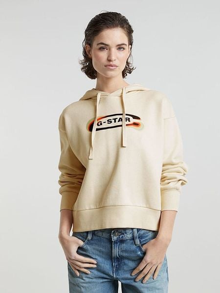 G-Star Bluza w kolorze kremowym rozmiar: M. Brązowe bluzy z kapturem damskie G-Star, m, z bawełny. Za 226.77 zł.