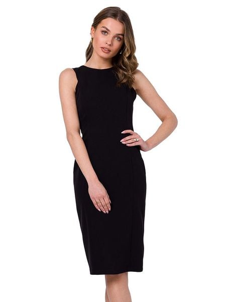 Stylove Sukienka w kolorze czarnym rozmiar: M. Czarne sukienki damskie Stylove, m, bez wzorów, bez kołnierzyka, bez ramiączek, midi. Za 191.88 zł.