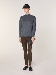 Rodier Wełniany sweter w kolorze szarym rozmiar: L. Szare swetry klasyczne damskie Rodier, l, z wełny, bez kołnierzyka. Za 260.99 zł.