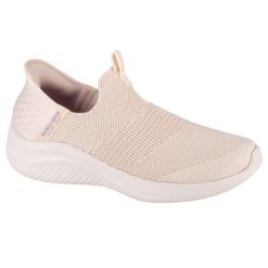 Buty sportowe Sneakersy damskie, Slip-Ins Ultra Flex 3.0 Smooth Step. Brązowe buty sportowe na co dzień damskie Skechers, bez wzorów, trekkingowe. Za 379.99 zł.