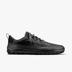 Buty barefoot męskie Vivobarefoot Tracker Leather Low. Czarne buty trekkingowe męskie VIVOBAREFOOT, ze skóry, bez zapięcia, outdoorowe. Za 589.00 zł.
