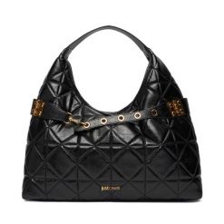 Torebka Just Cavalli. Czarne torebki klasyczne damskie Just Cavalli, bez wzorów, bez dodatków. Za 749.99 zł.