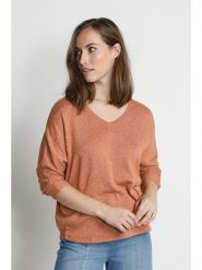 Cream Sweter w kolorze jasnobrązowym rozmiar: S. Brązowe swetry klasyczne damskie Cream, s, bez kołnierzyka. Za 90.69 zł.