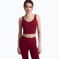 Top do jogi damski JOYINME Grace. Czerwone topy sportowe damskie Joy in me, l, bez wzorów, z elastanu, bez ramiączek. Za 249.99 zł.