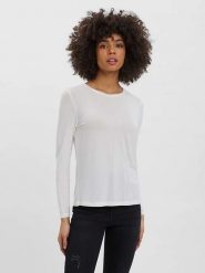 Vero Moda Koszulka w kolorze białym rozmiar: XXL. Białe t-shirty damskie Vero Moda, xxl, bez wzorów, bez kołnierzyka. Za 37.30 zł.