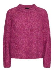 Pieces Sweter w kolorze różowym rozmiar: M. Różowe swetry klasyczne damskie Pieces, m, z wełny, bez kołnierzyka. Za 70.24 zł.