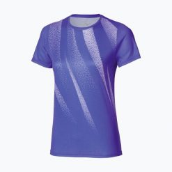 Koszulka do biegania damska Mizuno Core Graphic Tee. Fioletowe topy sportowe damskie Mizuno, m, bez wzorów, z materiału, bez ramiączek. Za 109.99 zł.