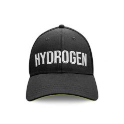 Czapka z daszkiem Hydrogen Bicolor. Czarne czapki męskie HYDROGEN, bez wzorów, z materiału, eleganckie. Za 244.00 zł.