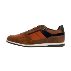Buty GEOX U RENAN Brązowy. Brązowe buty fitness męskie Geox, do biegania. Za 420.30 zł.