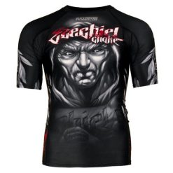Koszulka Męska na siłownię rashguard MMA EXTREME HOBBY EZECHIEL. Czarne bielizna termoaktywna męska EXTREME HOBBY, m, bez wzorów, z bawełny. Za 199.00 zł.