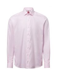 Finshley & Harding koszula biznesowa - non-iron Mężczyźni Slim Fit Bawełna różowy, 39. Czerwone koszule męskie Finshley & Harding, m, bez wzorów, z bawełny, bez kołnierzyka, bez ramiączek. Za 229.95 zł.