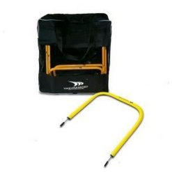 Torba na tyczki łukowe płotki sprzęt treningowy Yakimasport. Czarne torebki klasyczne damskie YAKIMASPORT, bez wzorów, bez dodatków. Za 49.00 zł.