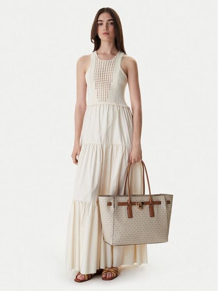 MICHAEL Michael Kors Torebka 30F5GNXT3B Écru. Torebki klasyczne damskie MICHAEL Michael Kors, bez wzorów, ze skóry, bez dodatków. Za 1,578.99 zł.