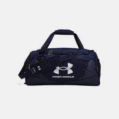 Torba sportowa UNDER ARMOUR Undeniable 5.0 Small Duffle Bag wodoodporna. Niebieskie torby podróżne damskie Under Armour. Za 187.89 zł.