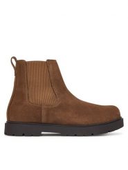 Birkenstock Sztyblety Highwood Slip On 1033155 Brązowy. Brązowe sztyblety męskie Birkenstock, ze skóry, bez zapięcia. Za 854.99 zł.