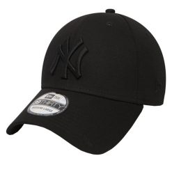 Czapka New Era League Essential 39Thirty New York Yankees. Czarne czapki męskie New Era, bez wzorów, z bawełny, sportowe. Za 119.99 zł.