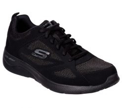 Buty sportowe Sneakersy męskie, Skechers Dynamight 2.0. Czarne buty sportowe na co dzień męskie Skechers, na lato, z materiału, bez zapięcia, trekkingowe. Za 231.80 zł.