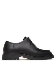 Tommy Hilfiger Półbuty Comfort Lwt Moc Toe FM0FM05588 Czarny. Czarne półbuty męskie Tommy Hilfiger, ze skóry, bez zapięcia. Za 479.99 zł.