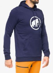 Bluza męska Mammut ML Hoody Classic. Niebieskie bluzy z kapturem męskie Mammut, m, z bawełny. Za 425.55 zł.